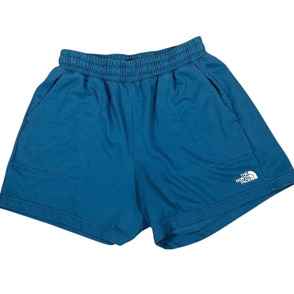The North Face Fleece‎ Shorts Women's Small Blue Casual Athletic Drawstring - Picture 2 of 10
